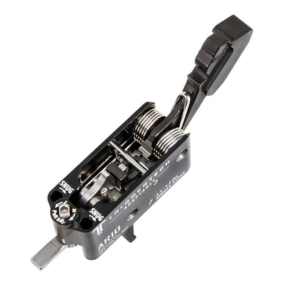 AR10 SS – Schwarz, anpassbares Flachprofil